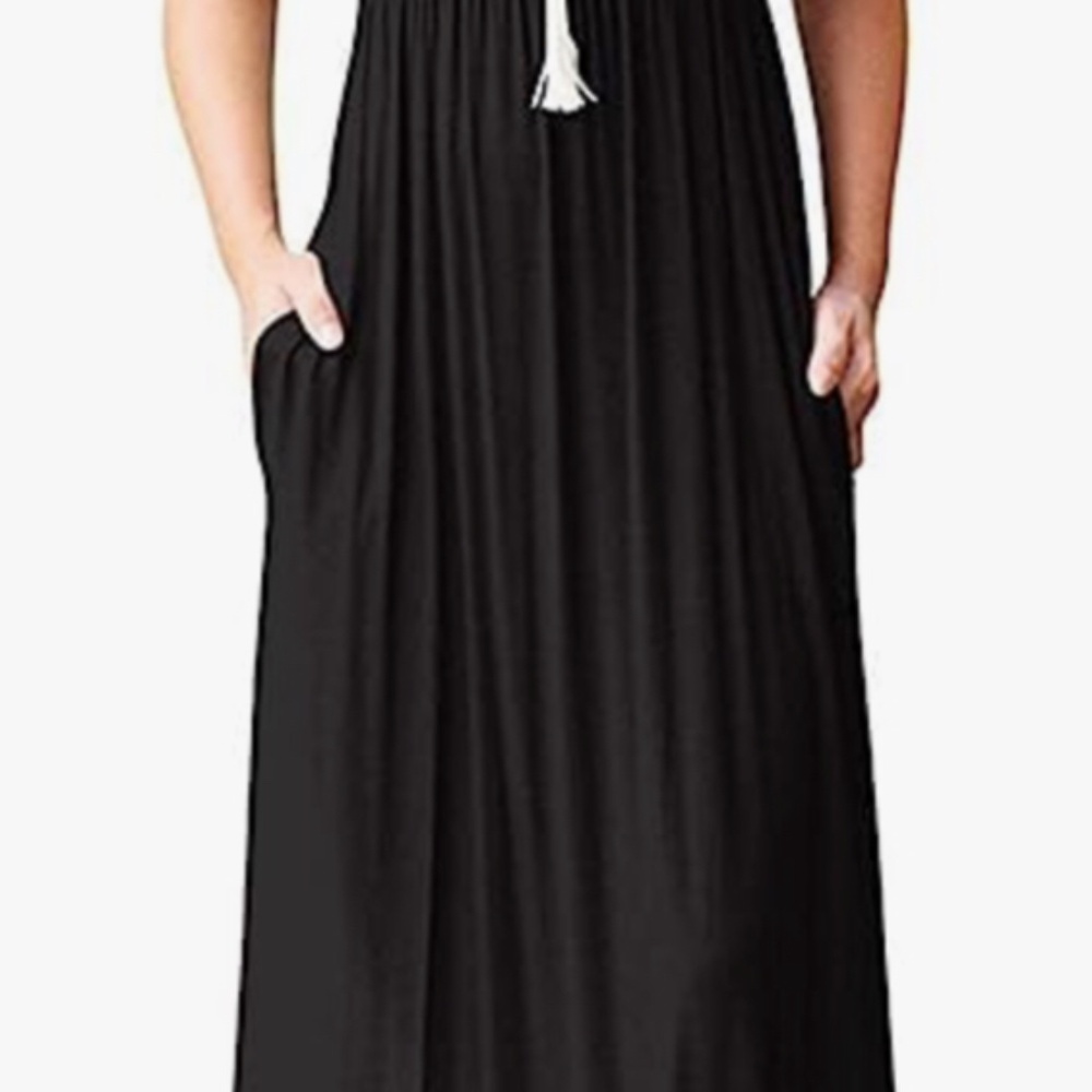 Women’s Short Sleeve Maxi Dress With Pockets. SZ. XL - Picture 5 of 8